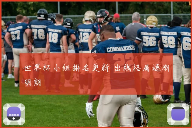 世界杯小组排名更新 出线格局逐渐明朗
